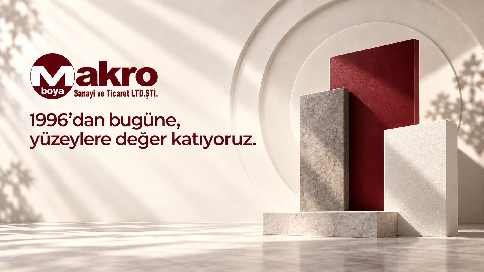 Makro Boya — 1996’dan bugüne, yüzeylere değer katıyoruz.