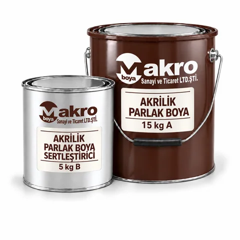 Akrilik Parlak Boya — Makro Boya ambalajı