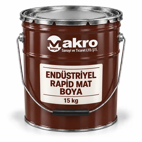 Endüstriyel Rapid Mat Boya — Makro Boya ambalajı