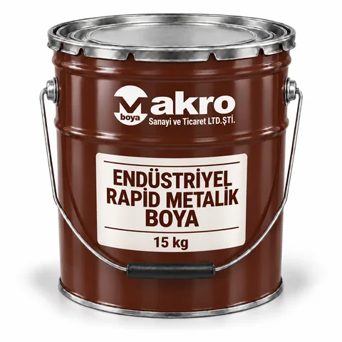 Endüstriyel Rapid Metalik Boya — Makro Boya ambalajı