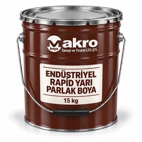 Endüstriyel Rapid Yarı Parlak Boya — Makro Boya ambalajı