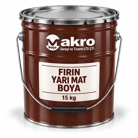 Fırın Yarı Mat Boya — Makro Boya ambalajı