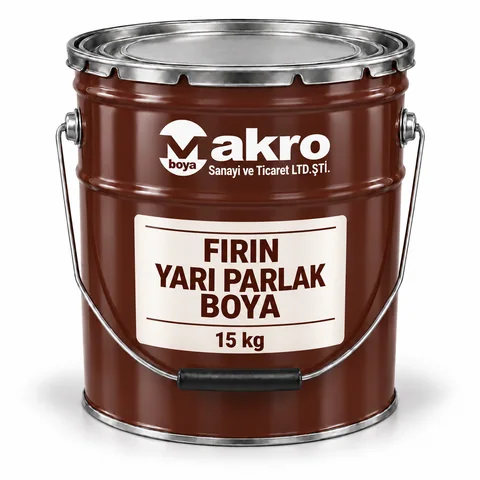Fırın Yarı Parlak Boya — Makro Boya ambalajı