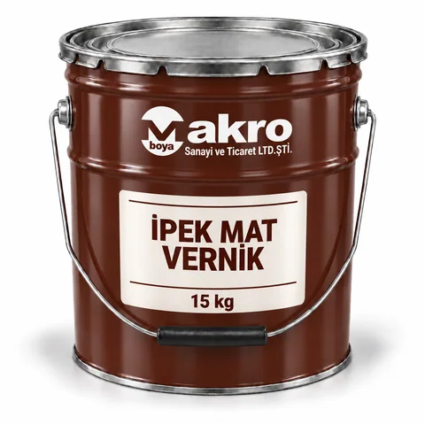 İpek Mat Vernik — Makro Boya ambalajı