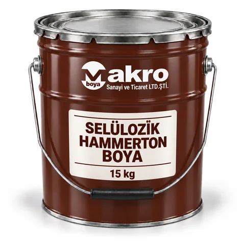 Selülozik Hammerton Boya — Makro Boya ambalajı
