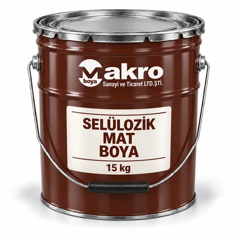 Selülozik Mat Boya — Makro Boya ambalajı