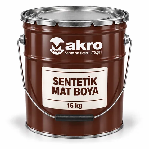 Sentetik Mat Boya — Makro Boya ambalajı