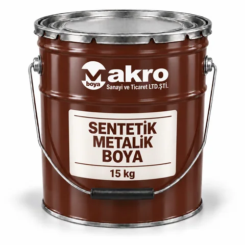 Sentetik Metalik Boya — Makro Boya ambalajı