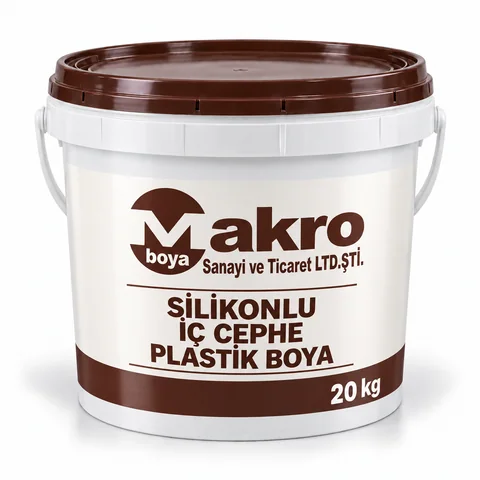 Silikonlu İç Cephe Plastik Boya — Makro Boya ambalajı