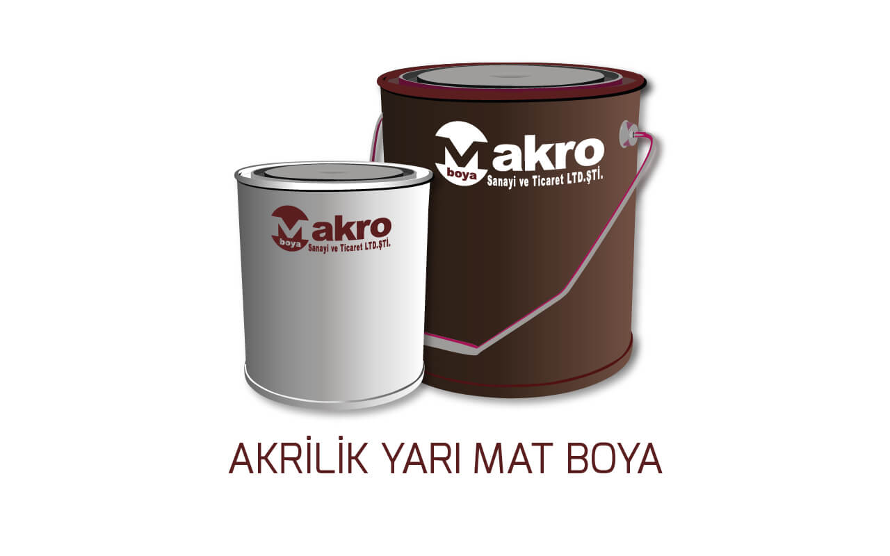 Akrilik Yarı Mat Boya